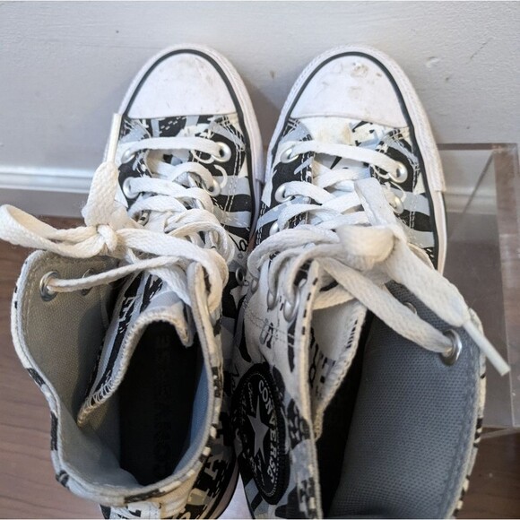 Converse Chuck Taylor High Tops All Star Logo Play, Women's 7 - Picture 5 of 16